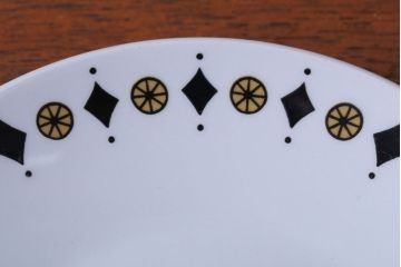 イギリスビンテージ　J&G　MEAKIN(ミーキン)　Inca(インカ)シリーズ　カップ&ソーサー5客(洋食器)