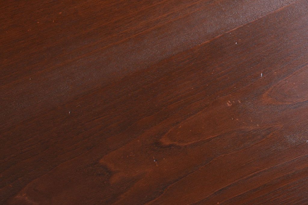 レトロ家具　和製アンティーク　小ぶりで可愛いレトロな木製デスク(片袖机)