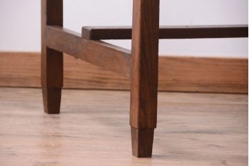 レトロ家具　和製アンティーク　小ぶりで可愛いレトロな木製デスク(片袖机)