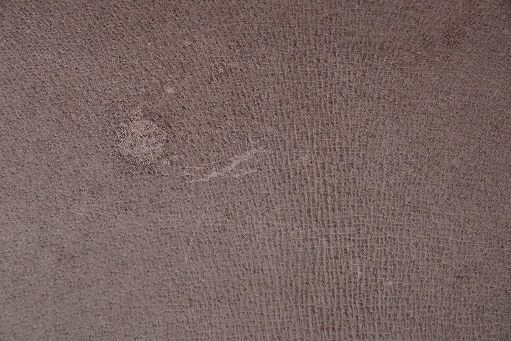 レトロ家具　和製アンティーク　本革座面のレトロなチェア(椅子)