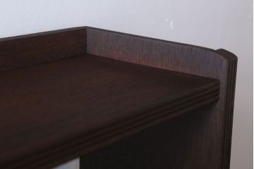 アンティーク家具　和製アンティーク シンプルでシックな古いブックシェルフ(本棚)