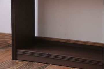 アンティーク家具　和製アンティーク シンプルでシックな古いブックシェルフ(本棚)