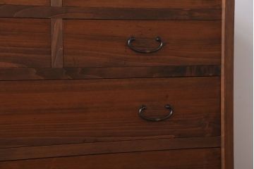 アンティーク家具　和製アンティーク　古い木のシンプルな衣装箪笥