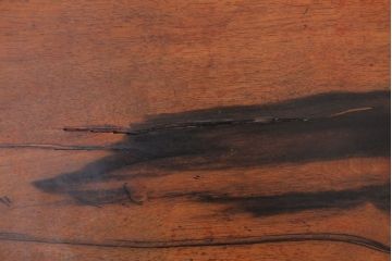 アンティーク雑貨　和製アンティーク　黒柿材!古い木製の置床