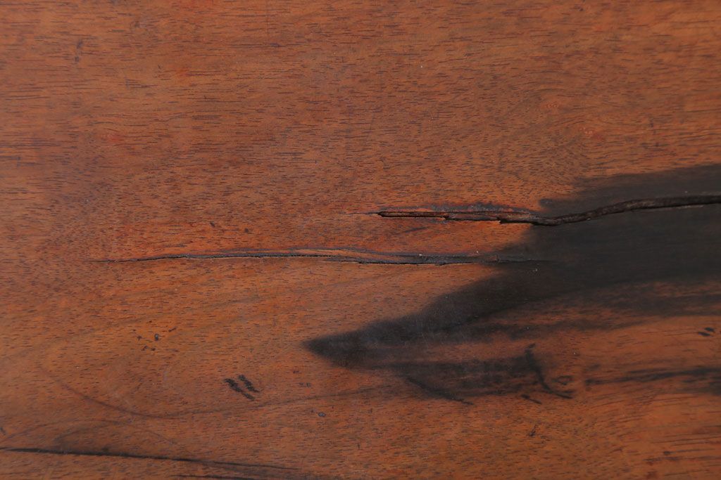 アンティーク雑貨　和製アンティーク　黒柿材!古い木製の置床