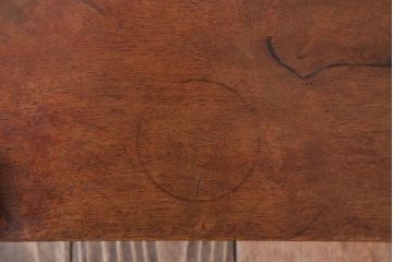 アンティーク雑貨　和製アンティーク　黒柿材!古い木製の置床