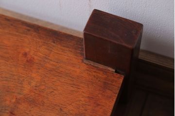 アンティーク雑貨　和製アンティーク　黒柿材!古い木製の置床