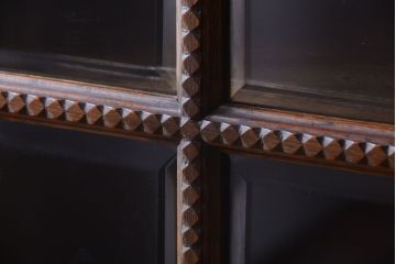 中古　高級品!永田良介商店製　優雅なカップボード(食器棚・収納棚)