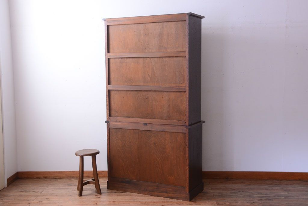 中古　高級品!永田良介商店製　優雅なカップボード(食器棚・収納棚)