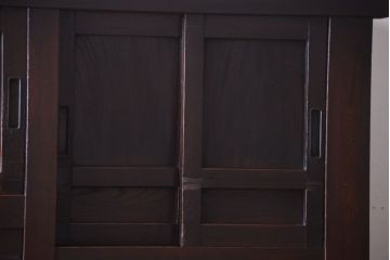 アンティーク家具　古民具・骨董　明治期　変わり型!アンティーク水屋箪笥