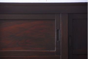 アンティーク家具　古民具・骨董　明治期　変わり型!アンティーク水屋箪笥