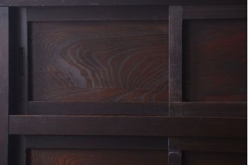 アンティーク家具　古民具・骨董　明治期　変わり型!アンティーク水屋箪笥