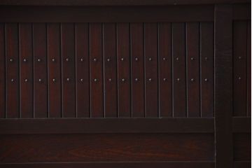 アンティーク家具　古民具・骨董　明治期　変わり型!アンティーク水屋箪笥