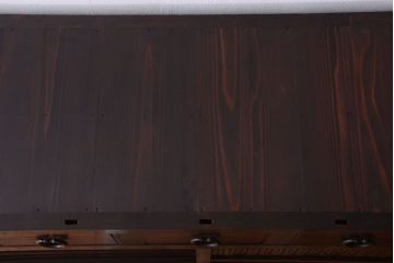 アンティーク家具　古民具・骨董　明治期　変わり型!アンティーク水屋箪笥