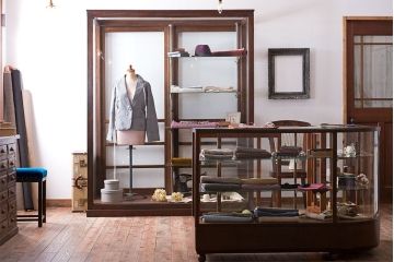 アンティーク家具　アンティーク　超特大!店舗用ショーウィンドーガラスケース