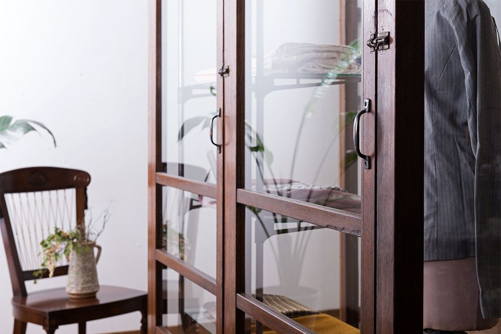 アンティーク家具　アンティーク　超特大!店舗用ショーウィンドーガラスケース