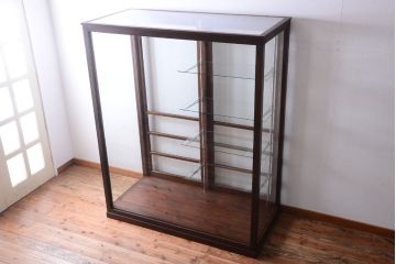 アンティーク家具　アンティーク　超特大!店舗用ショーウィンドーガラスケース