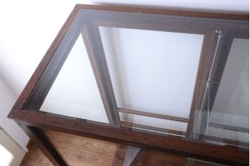 アンティーク家具　アンティーク　超特大!店舗用ショーウィンドーガラスケース
