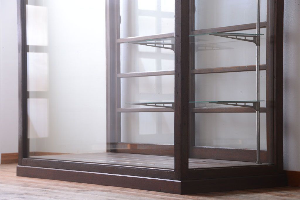 アンティーク家具　アンティーク　超特大!店舗用ショーウィンドーガラスケース