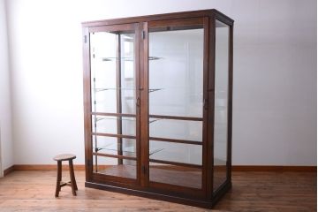 アンティーク家具　アンティーク　超特大!店舗用ショーウィンドーガラスケース