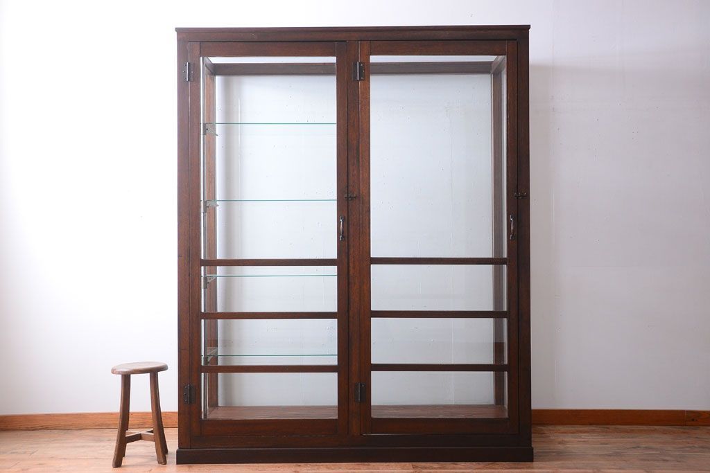 アンティーク家具　アンティーク　超特大!店舗用ショーウィンドーガラスケース