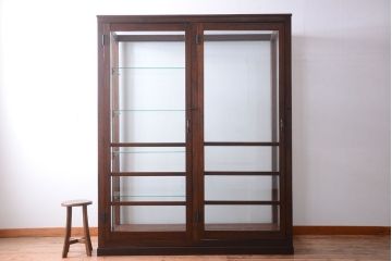 アンティーク家具　アンティーク　超特大!店舗用ショーウィンドーガラスケース