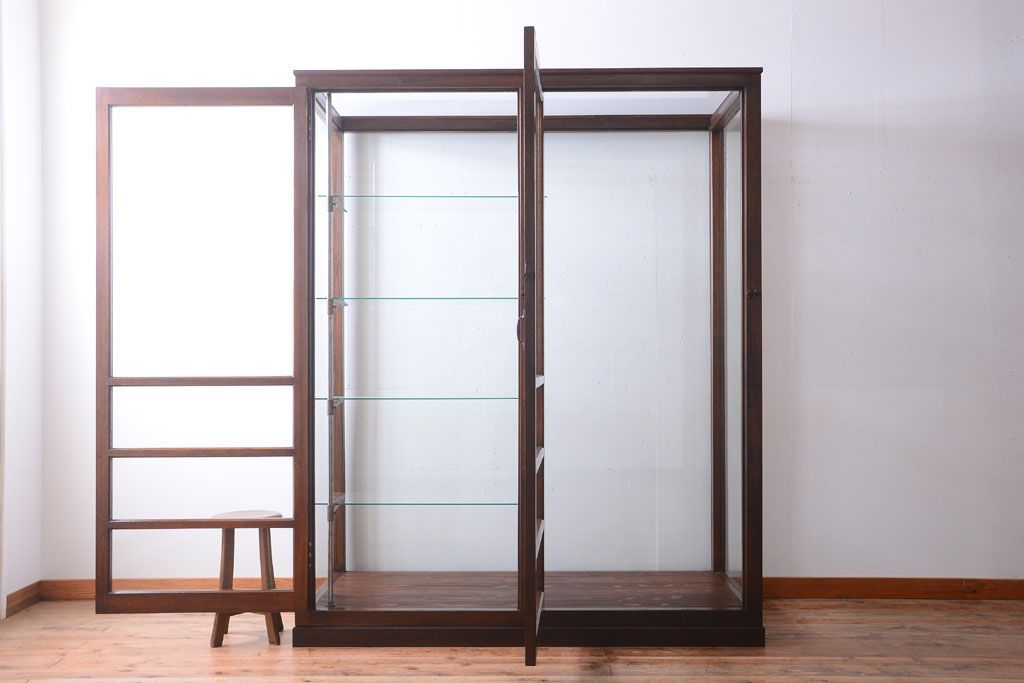アンティーク家具　アンティーク　超特大!店舗用ショーウィンドーガラスケース