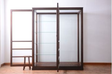 アンティーク家具　アンティーク　超特大!店舗用ショーウィンドーガラスケース