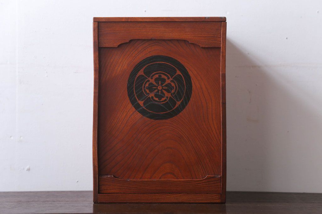 アンティーク雑貨　古民具・骨董　総欅材!アンティーク時代箱