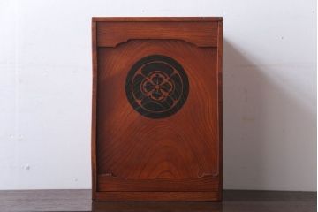 アンティーク雑貨　古民具・骨董　総欅材!アンティーク時代箱