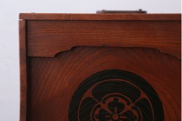 アンティーク雑貨　古民具・骨董　総欅材!アンティーク時代箱