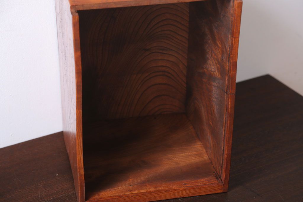 アンティーク雑貨　古民具・骨董　総欅材!アンティーク時代箱