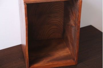 アンティーク雑貨　古民具・骨董　総欅材!アンティーク時代箱