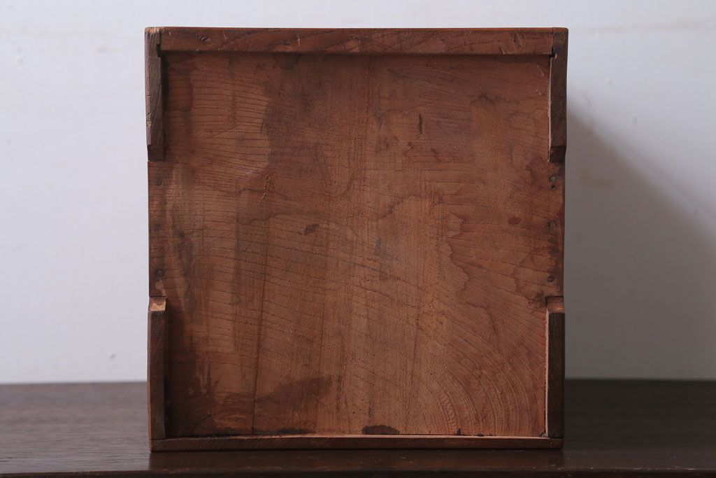 アンティーク雑貨　古民具・骨董　総欅材!アンティーク時代箱