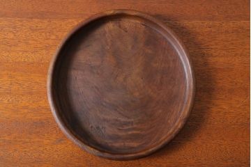 アンティーク雑貨　和製アンティーク　大正〜昭和期　古い木製お盆3サイズセット