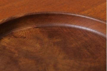 アンティーク雑貨　和製アンティーク　大正〜昭和期　古い木製お盆3サイズセット