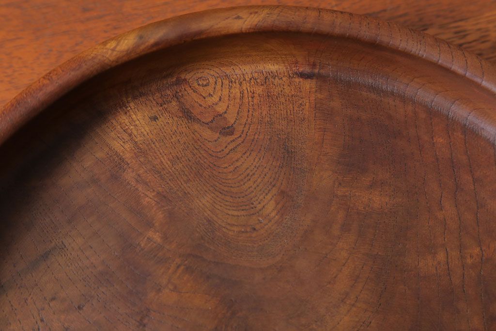 アンティーク雑貨　和製アンティーク　大正〜昭和期　古い木製お盆3サイズセット