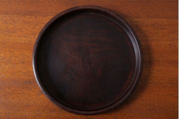 アンティーク雑貨　和製アンティーク　大正〜昭和期　古い木製お盆3サイズセット