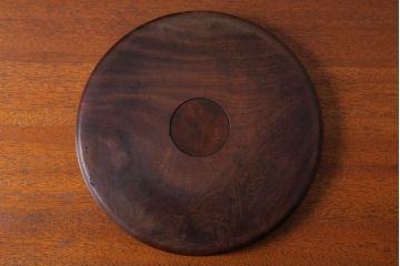 アンティーク雑貨　和製アンティーク　大正〜昭和期　古い木製お盆3サイズセット