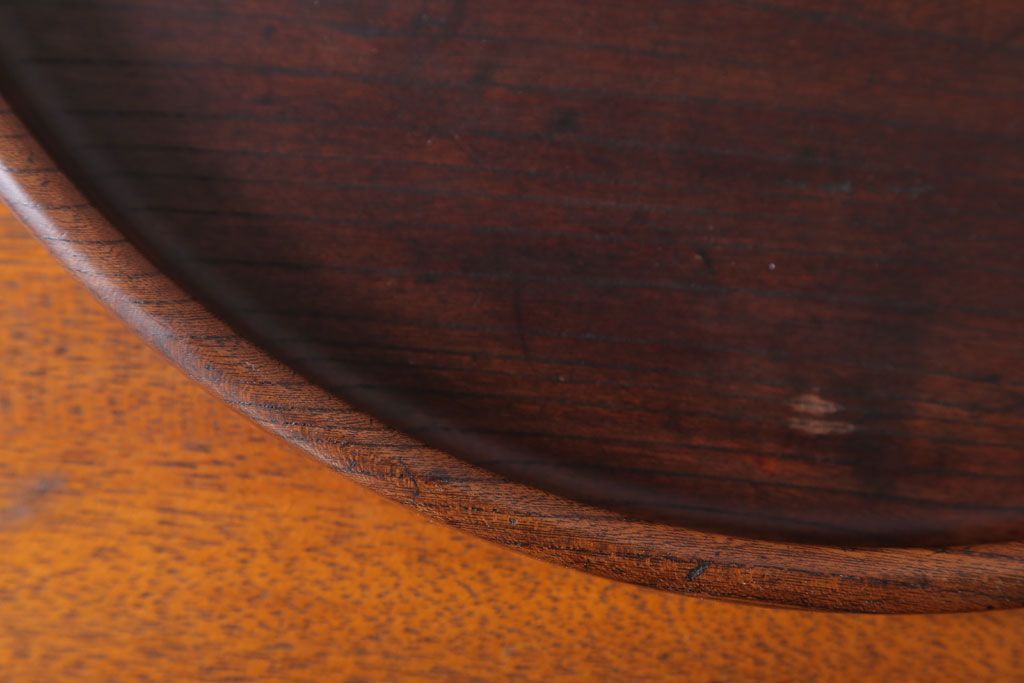 アンティーク雑貨　和製アンティーク　大正〜昭和期　古い木製お盆3サイズセット