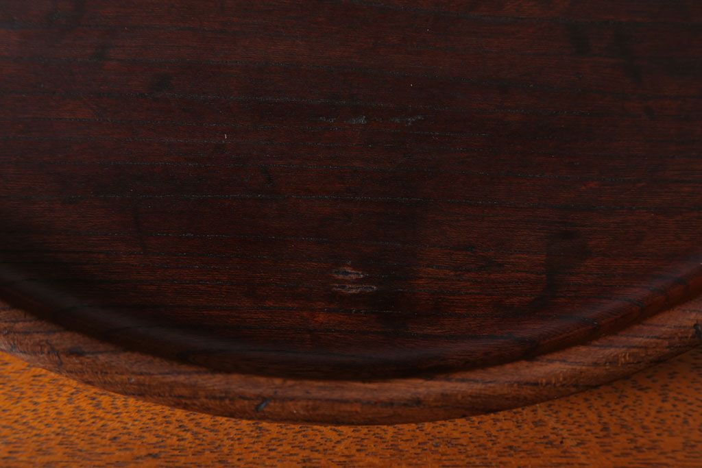 アンティーク雑貨　和製アンティーク　大正〜昭和期　古い木製お盆3サイズセット