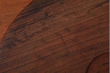 アンティーク雑貨　和製アンティーク　大正〜昭和期　古い木製お盆3サイズセット