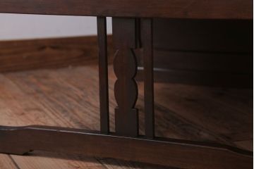 アンティーク家具　和製アンティーク　モダンでおしゃれな片袖文机