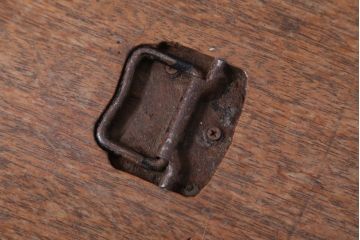 レトロ家具　アンティーク　古い木製のレトロで小ぶりなベンチ(1)