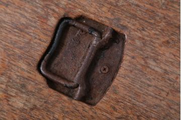 レトロ家具　アンティーク　古い木製のレトロで小ぶりなベンチ(2)