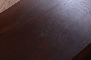 アンティーク家具　古民具・骨董　隠し付き!モダンな欅材のアンティーク帳場箪笥