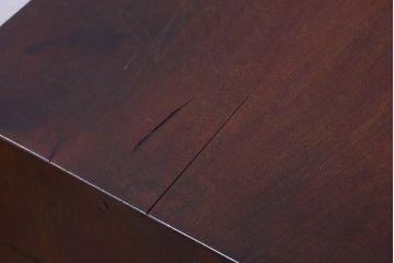 アンティーク家具　和製アンティーク　三方桜材!ネームプレート取っ手の36杯引き出し
