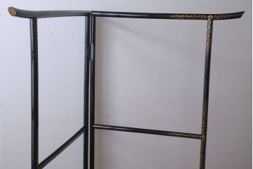 アンティーク雑貨　古民具・骨董　鶴松のアンティーク屏風衣桁
