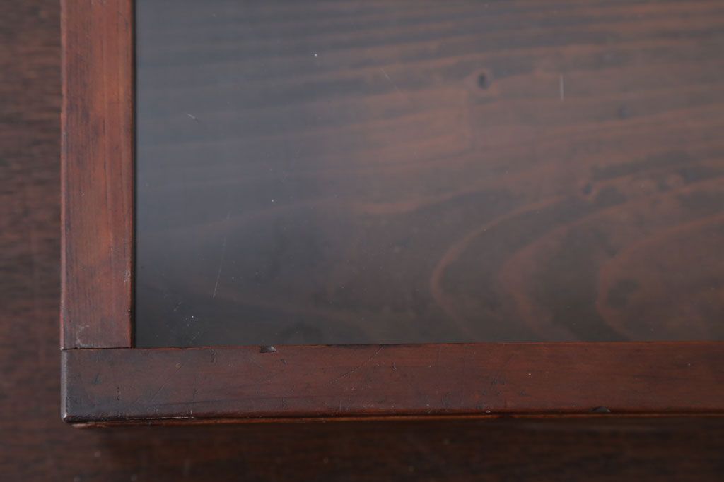 アンティーク雑貨　アンティーク　古い木のコレクションボックス(1)