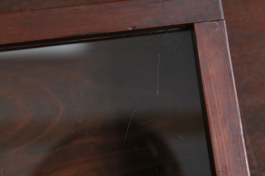 アンティーク雑貨　アンティーク　古い木のコレクションボックス(1)